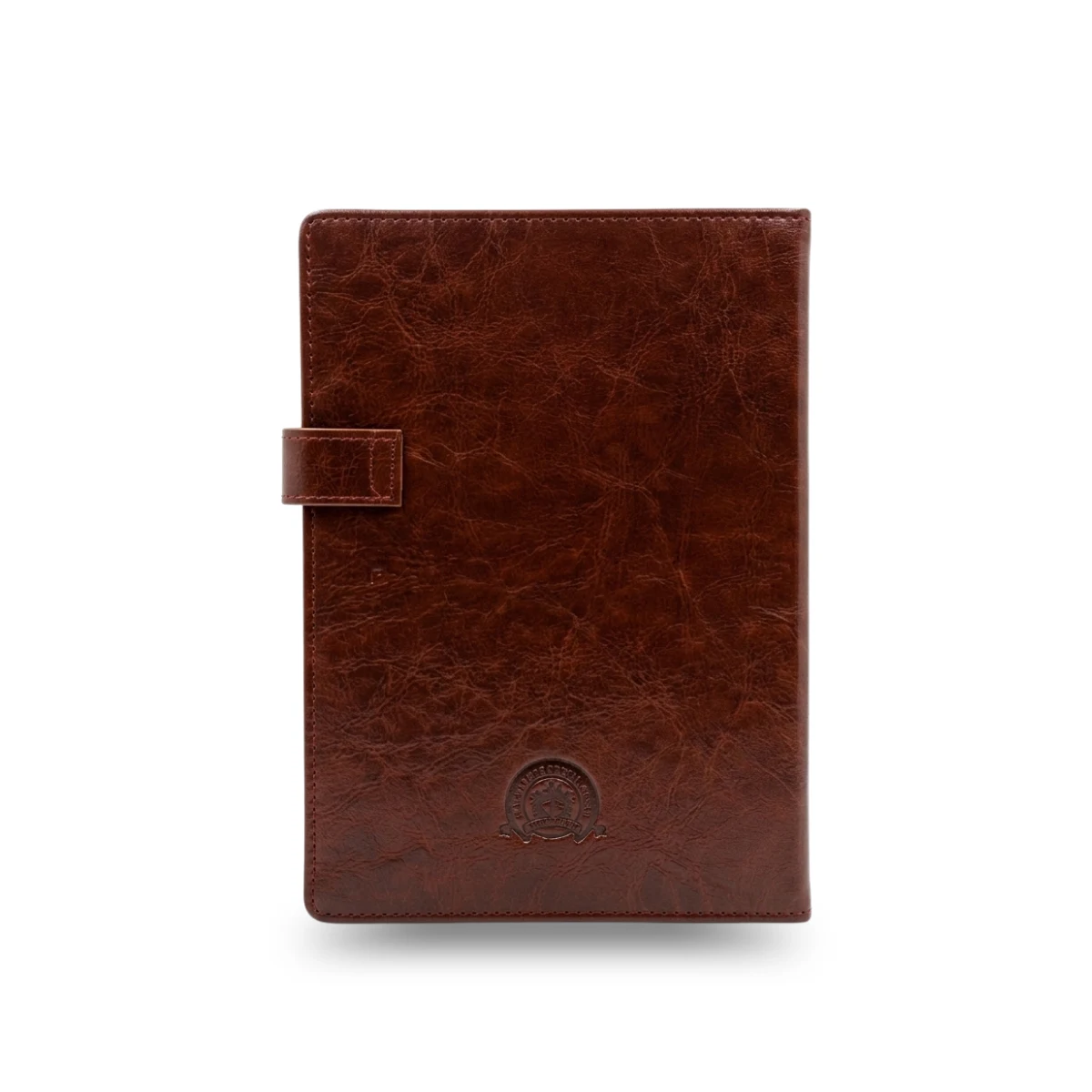 Artisan Heritage Faux Leather Journal – Traditional Paisley Embroidery Inlay Notebook with Ornate Brass Clasp, A5 Writing Diary for Professionals and Creatives - Image 3