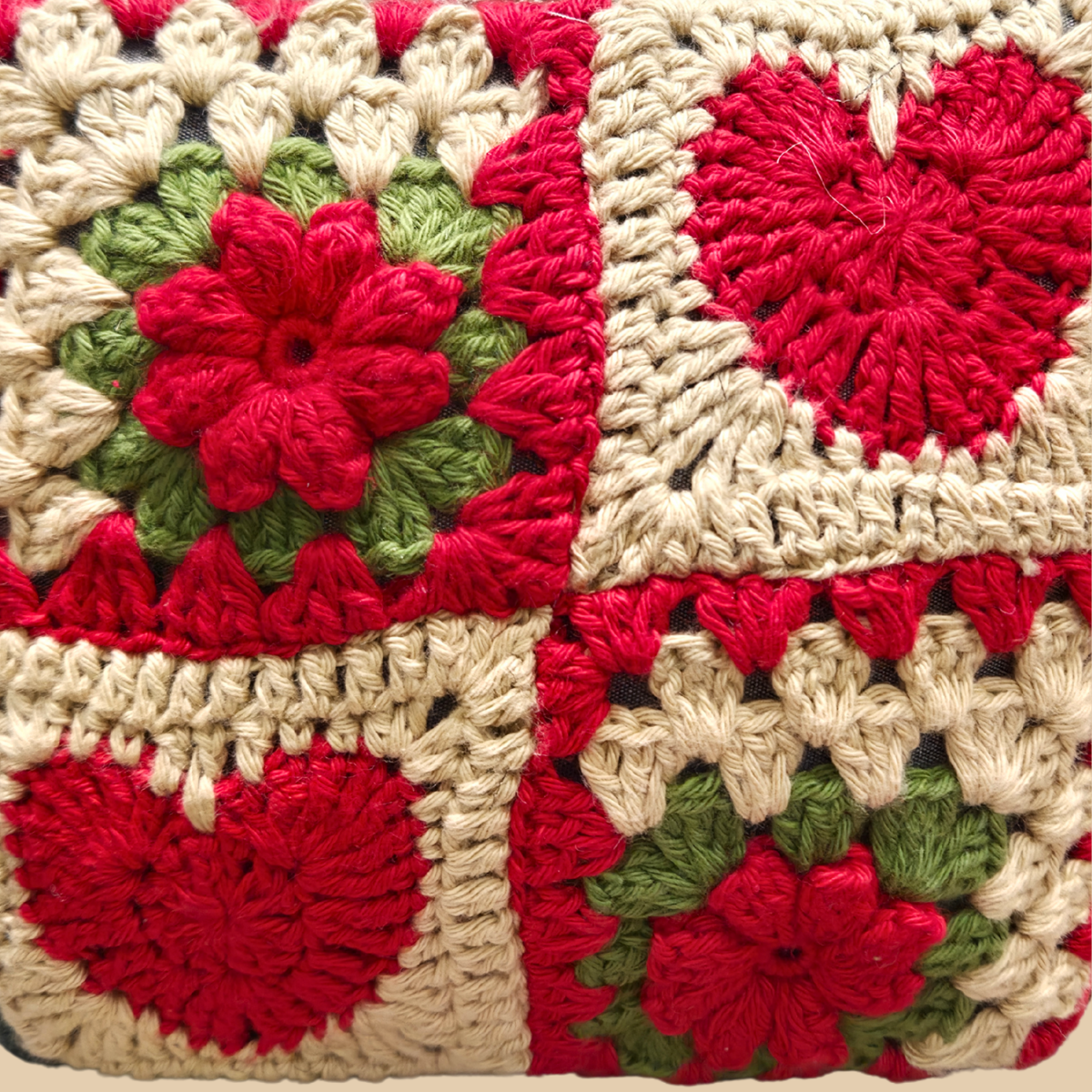 Garden Bloom Sling Crochet Pouch - Image 7