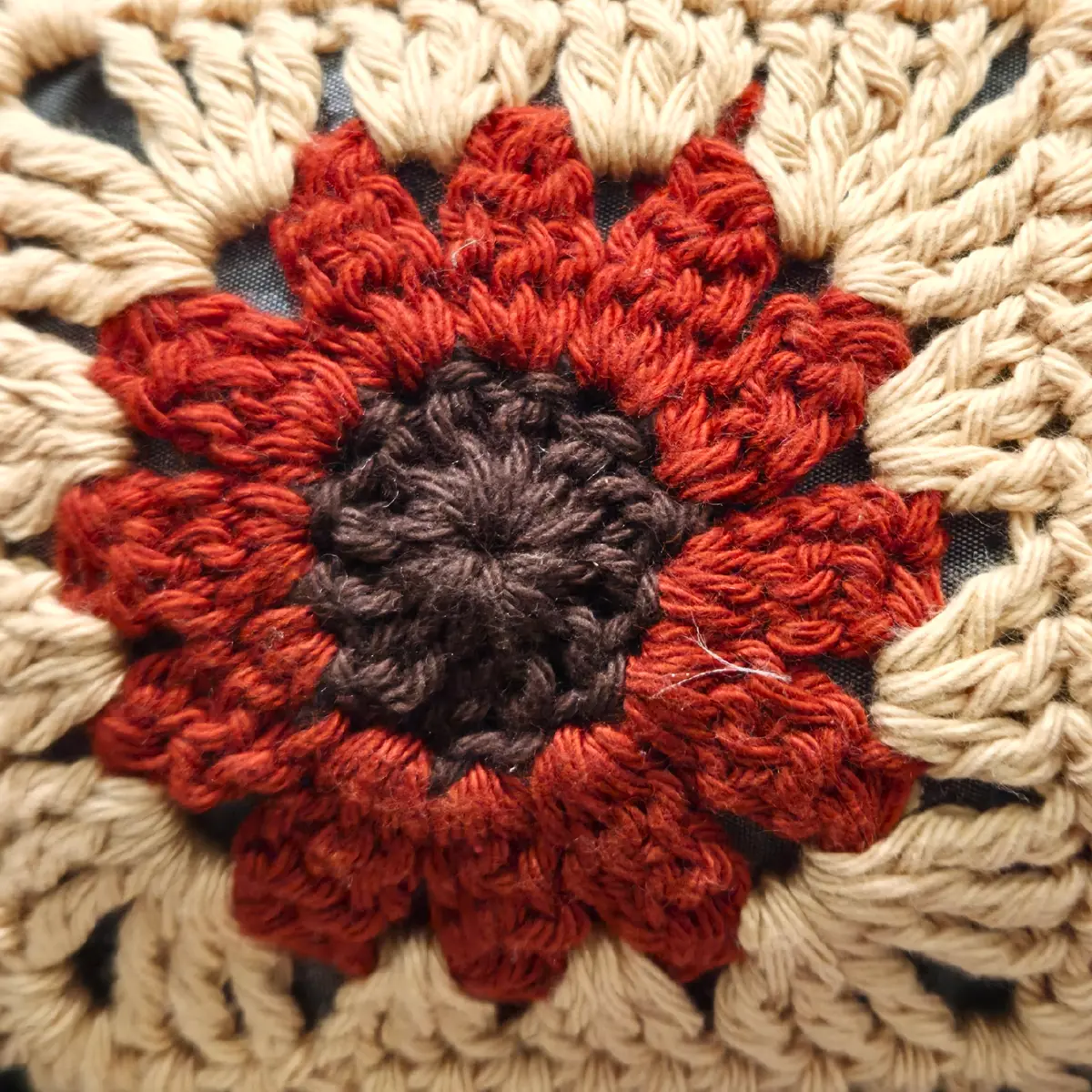 Handcrafted Sunflower Crochet Chain Pouch - Image 5